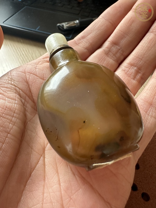 古玩玉器瑪瑙雕“素紋鼻煙壺”真品鑒賞圖