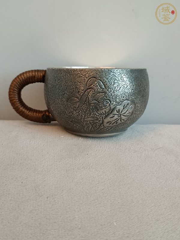 古玩雜項銀杯真品鑒賞圖