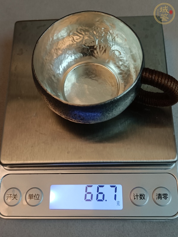 古玩雜項銀杯真品鑒賞圖