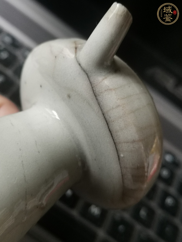 古玩陶瓷德化白瓷燭臺真品鑒賞圖