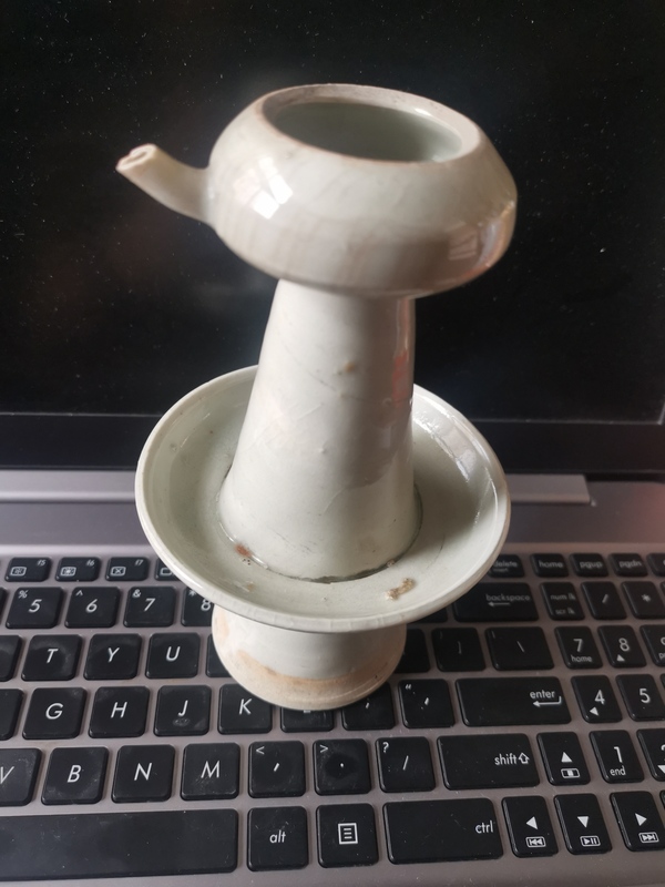 古玩陶瓷德化白瓷燭臺拍賣，當前價格2222元