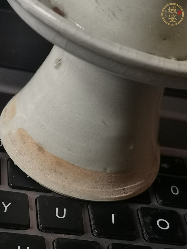 古玩陶瓷德化白瓷燭臺真品鑒賞圖