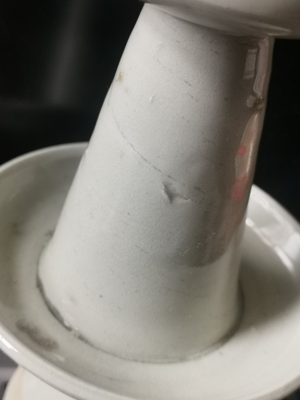 古玩陶瓷德化白瓷燭臺拍賣，當前價格2222元