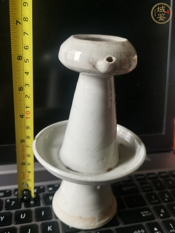 古玩陶瓷德化白瓷燭臺真品鑒賞圖