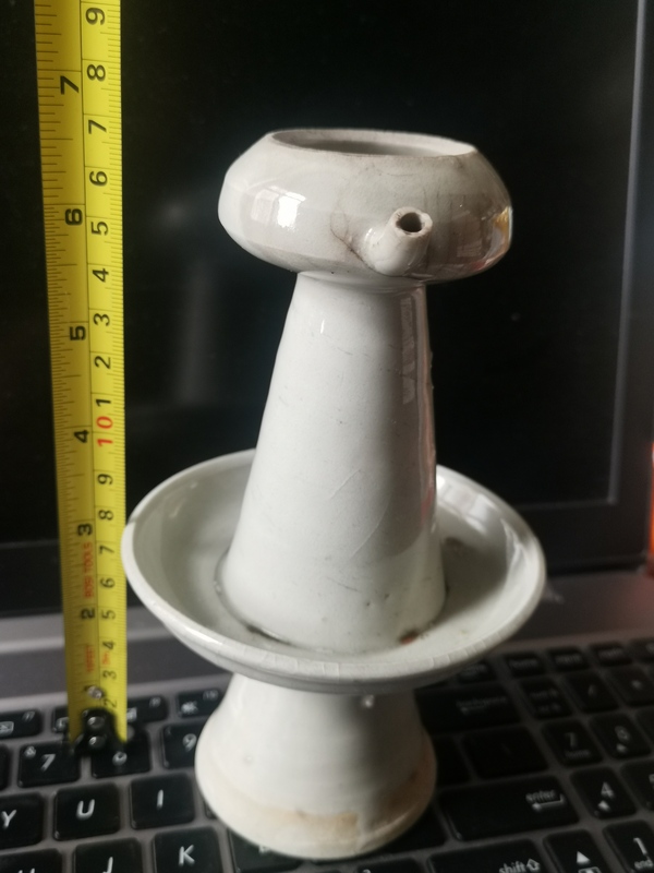 古玩陶瓷德化白瓷燭臺拍賣，當前價格2222元