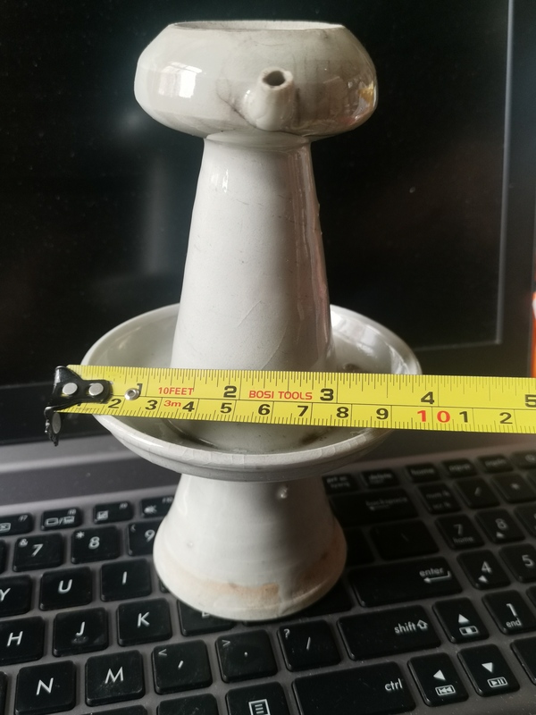 古玩陶瓷德化白瓷燭臺拍賣，當前價格2222元