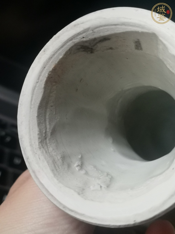 古玩陶瓷德化白瓷燭臺真品鑒賞圖