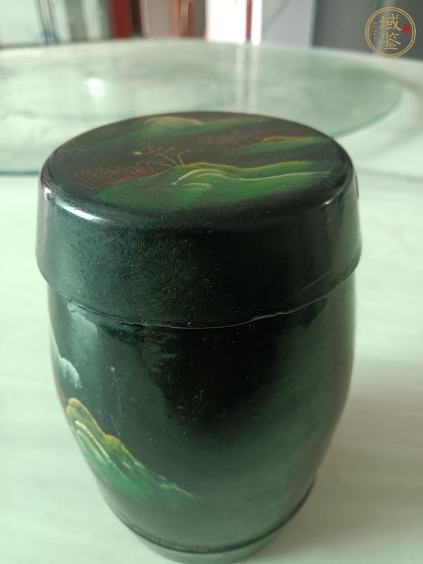 古玩雜項茶葉罐真品鑒賞圖