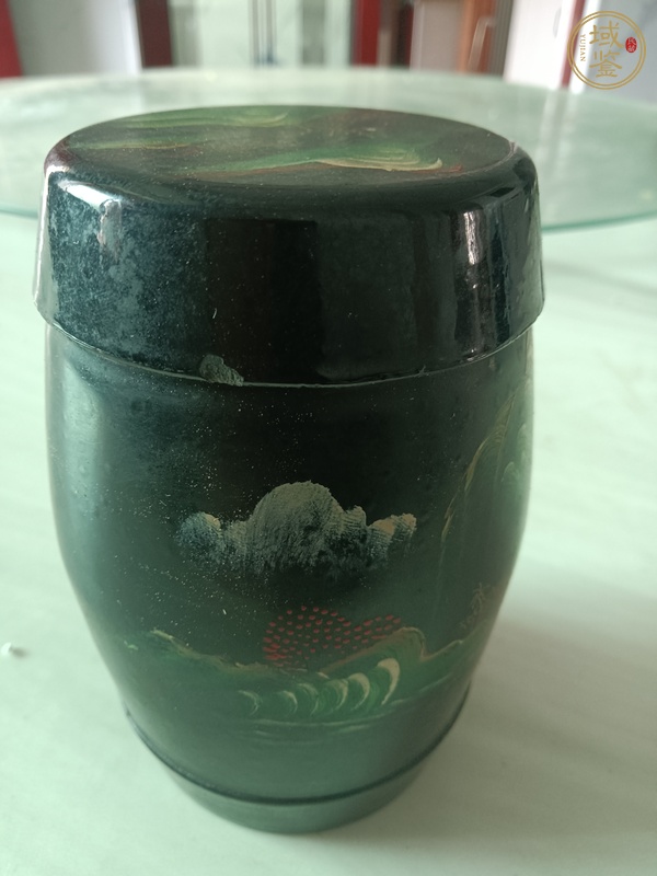古玩雜項茶葉罐真品鑒賞圖