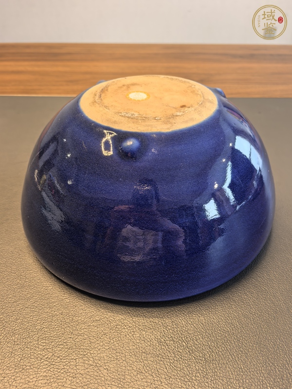 古玩陶瓷霽藍釉香爐真品鑒賞圖