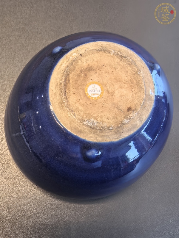 古玩陶瓷霽藍釉香爐真品鑒賞圖