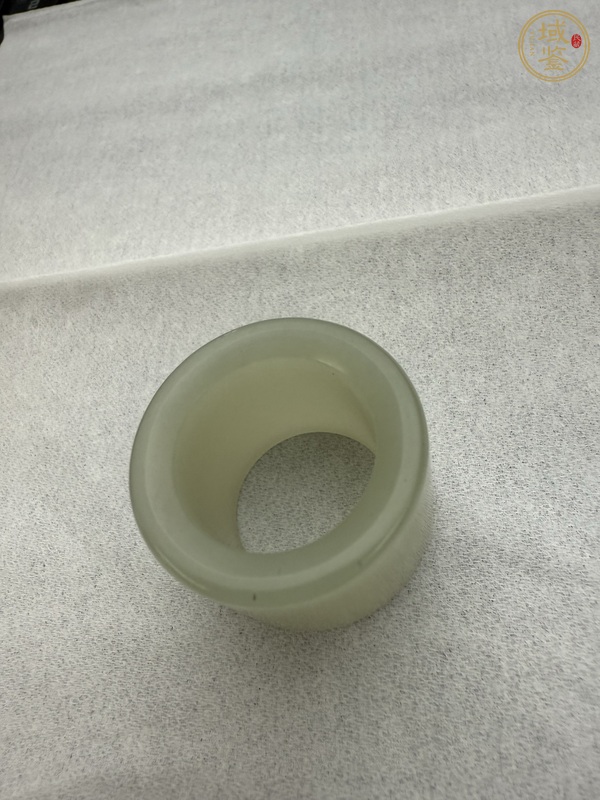 古玩玉器和田玉扳指真品鑒賞圖