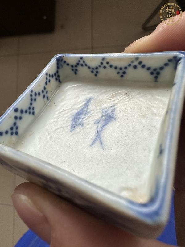 古玩陶瓷青花蓋置真品鑒賞圖