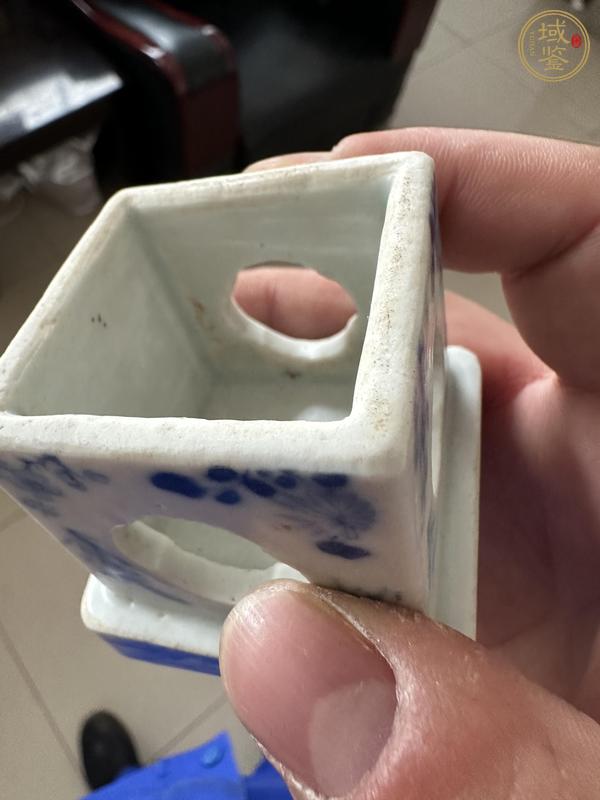 古玩陶瓷青花蓋置真品鑒賞圖