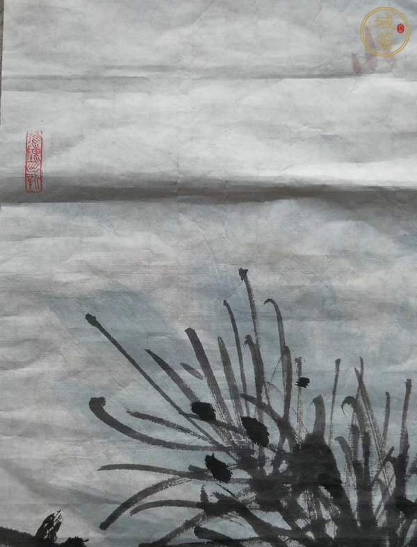 古玩字畫劉葵《松鼠》真品鑒賞圖