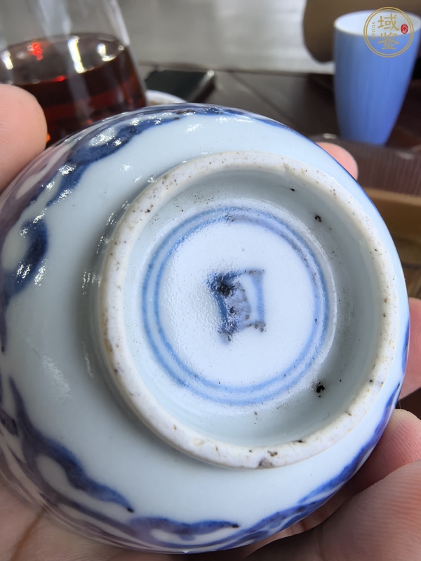 古玩陶瓷青花杯真品鑒賞圖