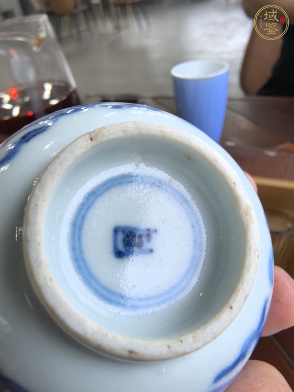 古玩陶瓷青花杯真品鑒賞圖