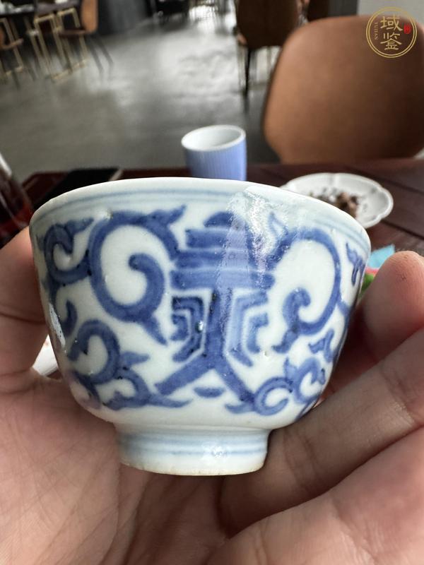 古玩陶瓷青花杯真品鑒賞圖