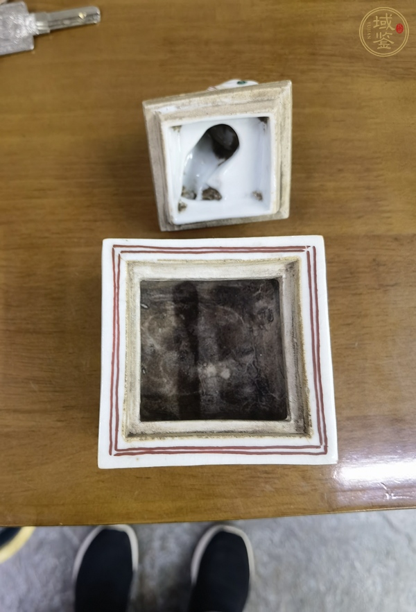 古玩陶瓷民國(guó)五彩香薰真品鑒賞圖