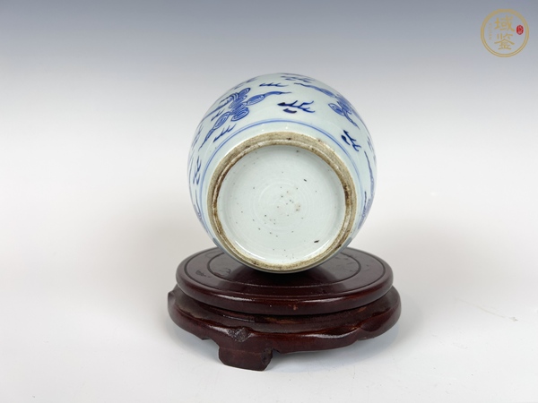 古玩陶瓷清雍正 · 青花鳳紋罐真品鑒賞圖