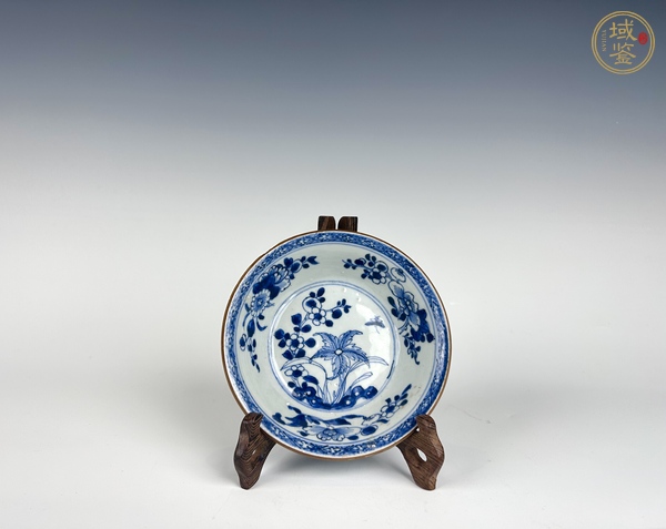 古玩清康熙 · 洞石花卉洗真品鑒賞圖