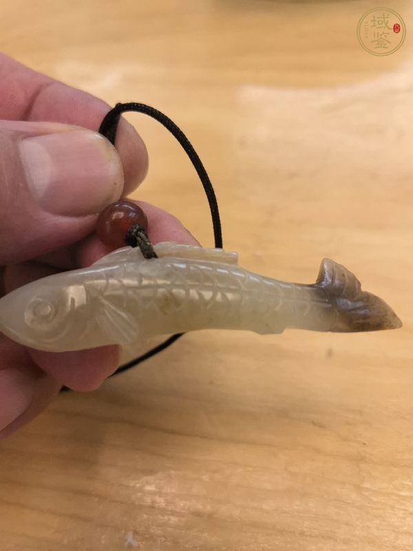 古玩玉器現(xiàn)代玉魚真品鑒賞圖