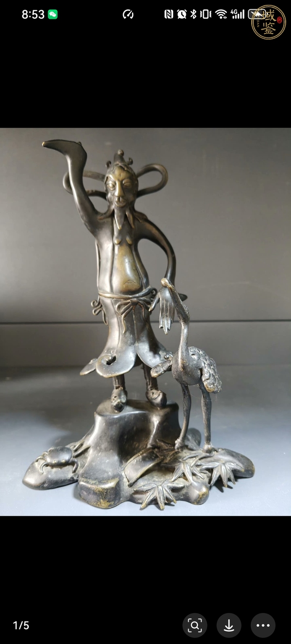 古玩銅器造像真品鑒賞圖