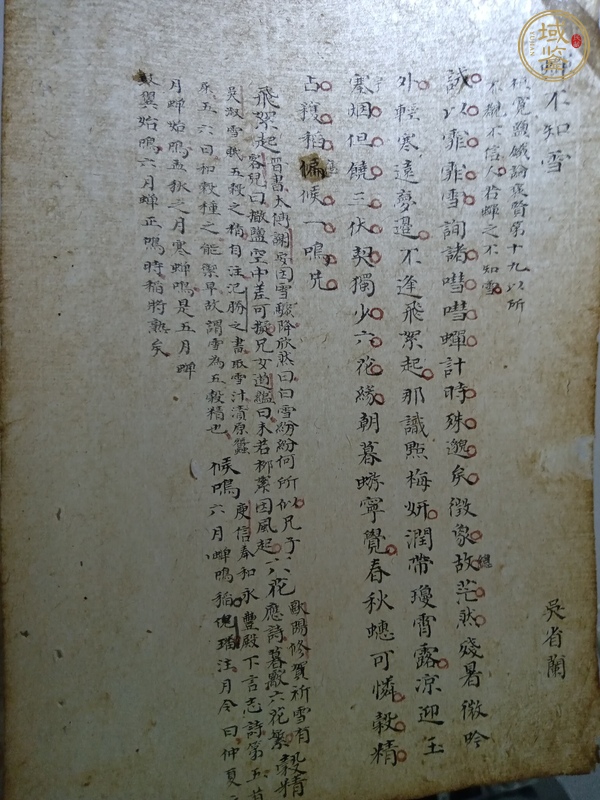 古玩字畫抄稿殘葉真品鑒賞圖