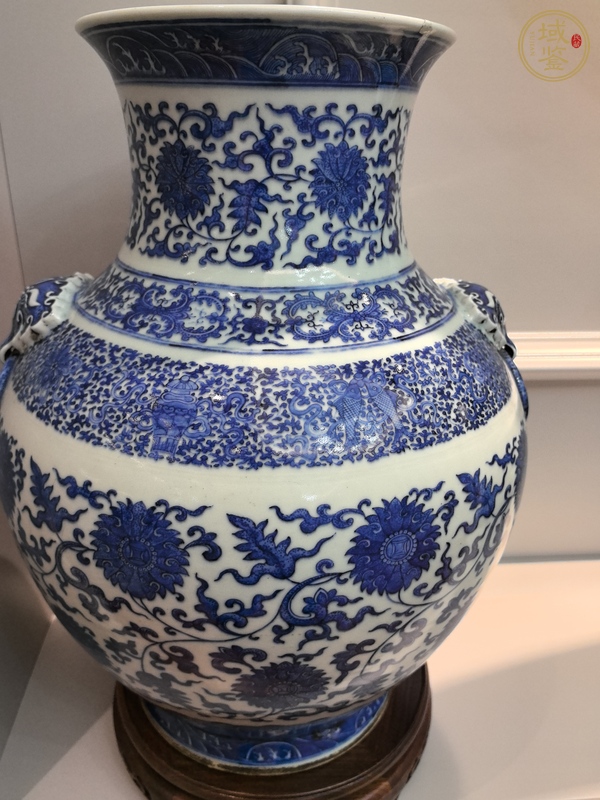 古玩陶瓷青花尊真品鑒賞圖