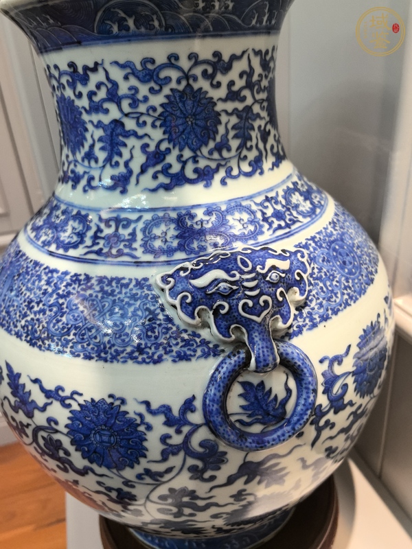古玩陶瓷青花尊真品鑒賞圖
