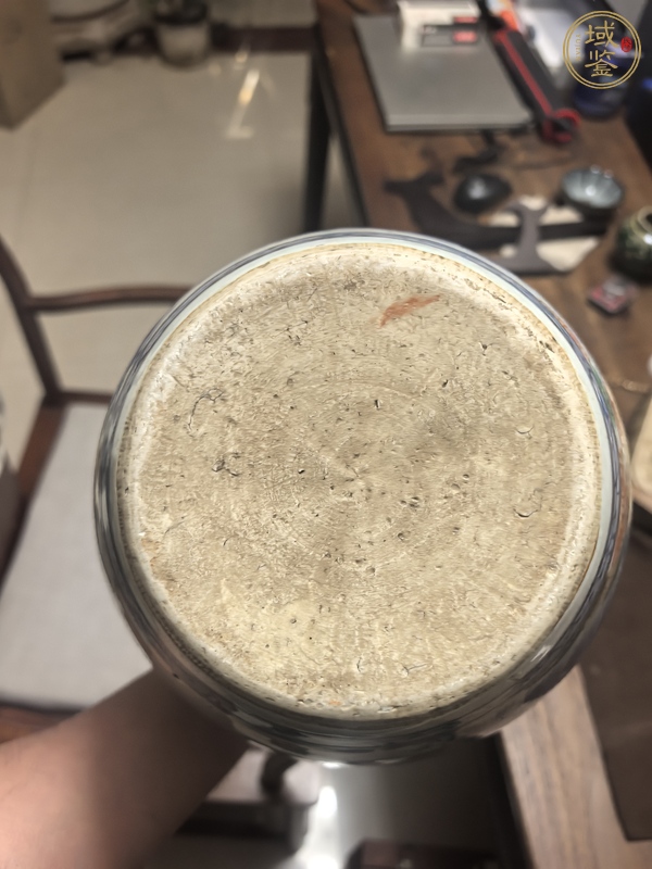 古玩陶瓷青花加彩罐真品鑒賞圖