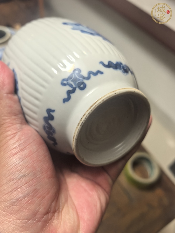 古玩陶瓷青花罐真品鑒賞圖