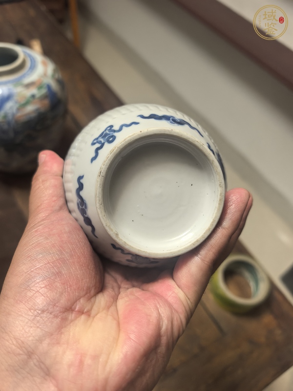 古玩陶瓷青花罐真品鑒賞圖