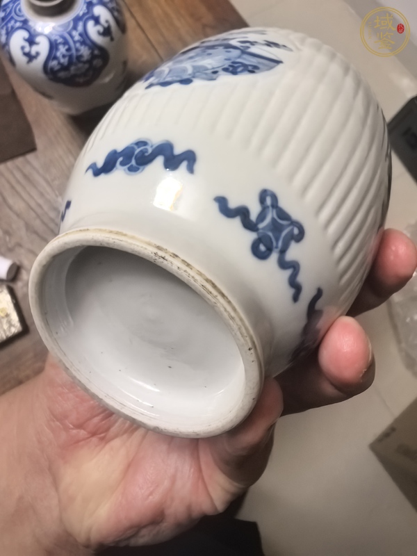 古玩陶瓷青花罐真品鑒賞圖