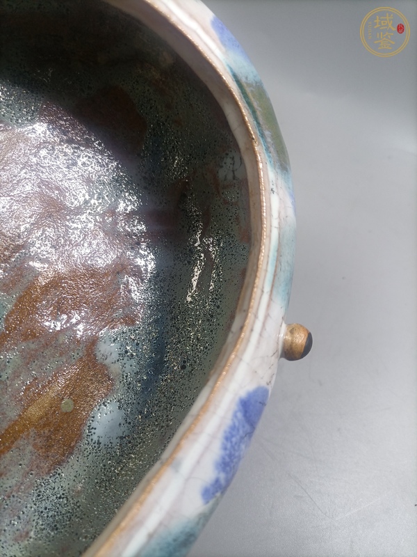 古玩陶瓷八方來財洗真品鑒賞圖