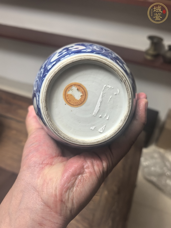 古玩陶瓷青花罐真品鑒賞圖