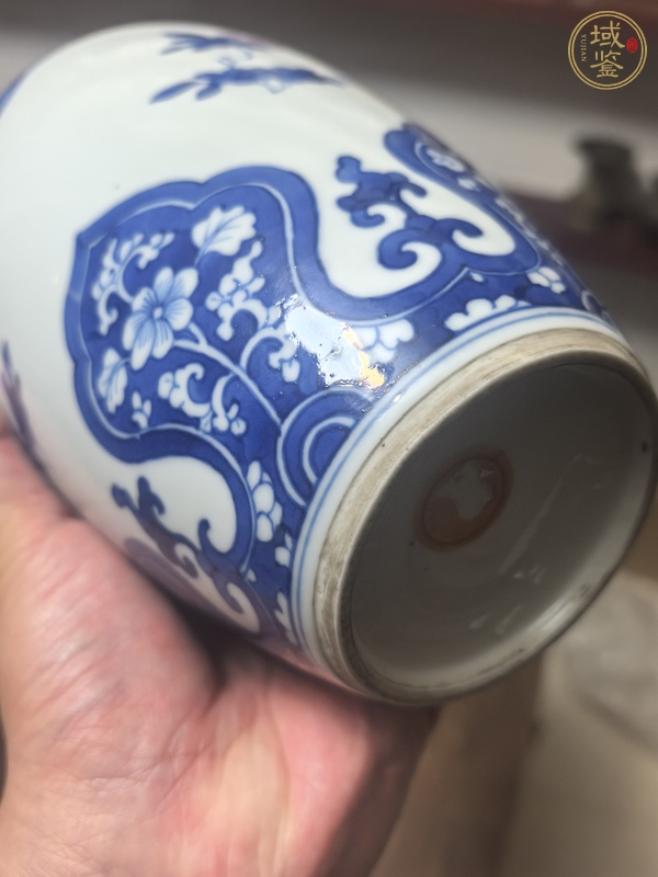 古玩陶瓷青花罐真品鑒賞圖