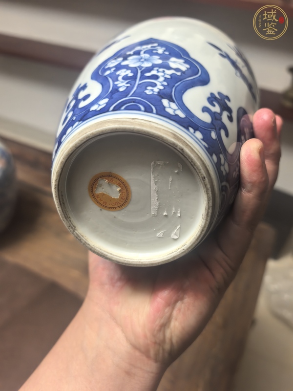 古玩陶瓷青花罐真品鑒賞圖