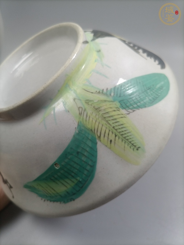 古玩陶瓷大雞圖碗真品鑒賞圖