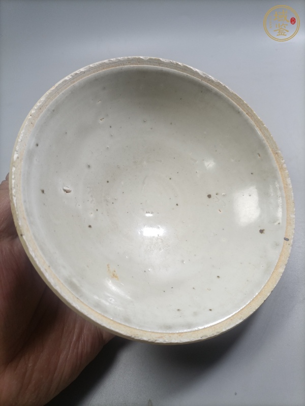 古玩陶瓷青白釉面包碗真品鑒賞圖