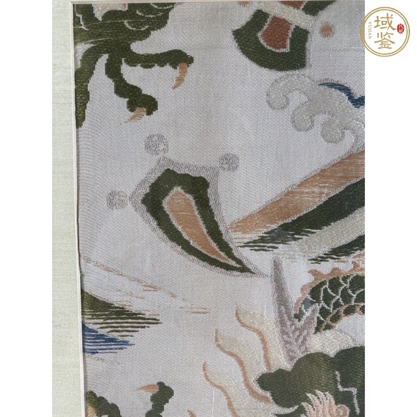 古玩雜項(xiàng)龍紋織錦真品鑒賞圖