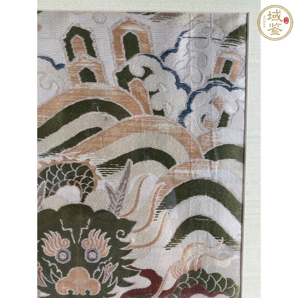 古玩雜項(xiàng)龍紋織錦真品鑒賞圖