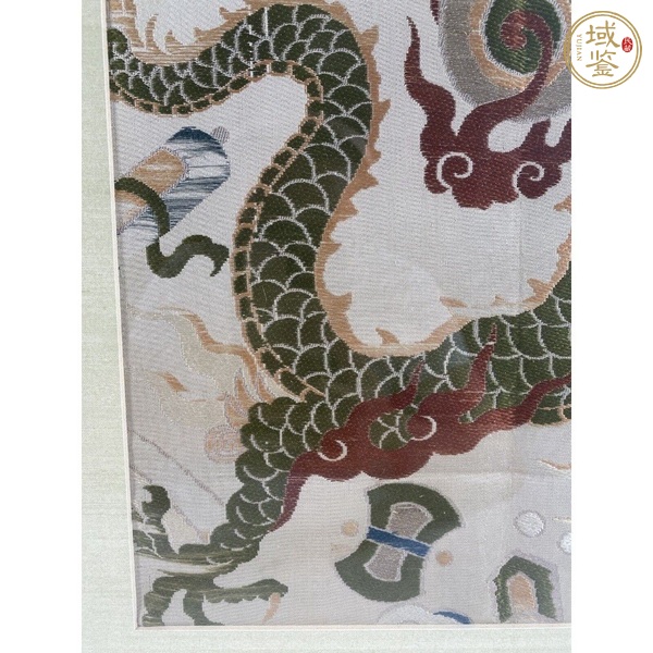 古玩雜項(xiàng)龍紋織錦真品鑒賞圖