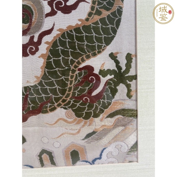 古玩雜項(xiàng)龍紋織錦真品鑒賞圖