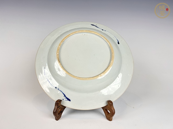 古玩陶瓷清康熙·洞石花卉盤真品鑒賞圖