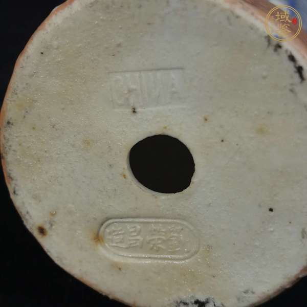 古玩陶瓷粉彩人物造像真品鑒賞圖
