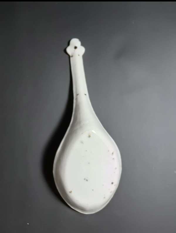古玩陶瓷青花金魚滕王閣大號勺子調(diào)羹一對拍賣，當(dāng)前價格1488元