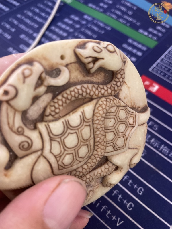 古玩玉器做舊仿古“玄武牌”真品鑒賞圖