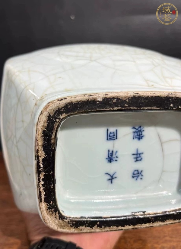 古玩陶瓷哥釉貫耳尊真品鑒賞圖