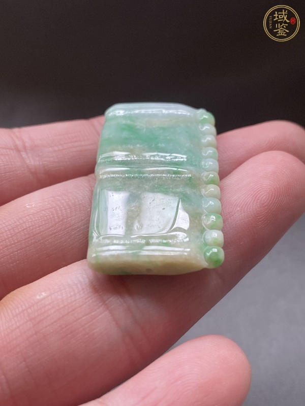 古玩玉器翡翠雕“節(jié)節(jié)高升”掛件真品鑒賞圖